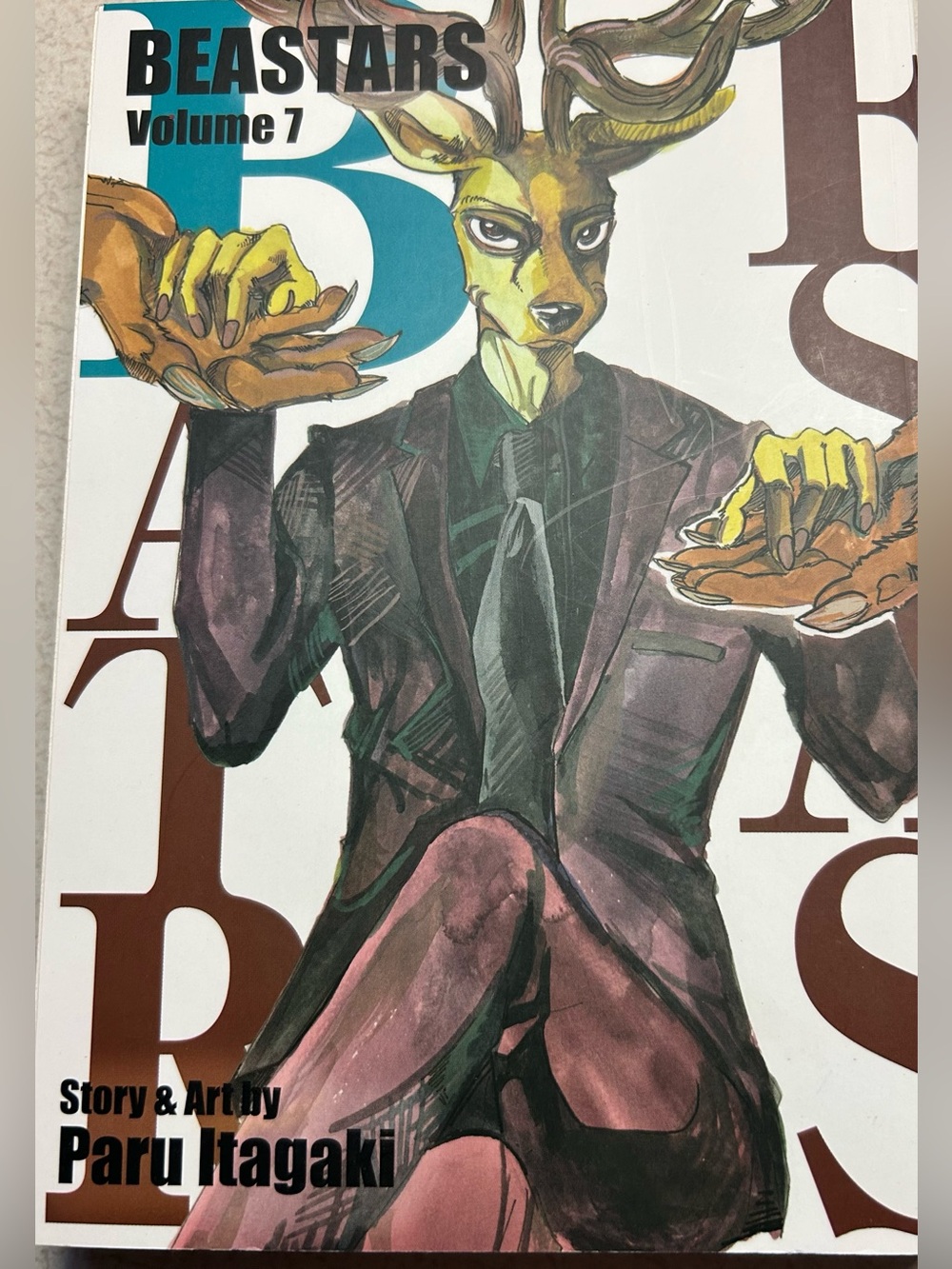 Beastars Vol 7 Paru Itagaki Paperback Manga Graphic Novel Anime